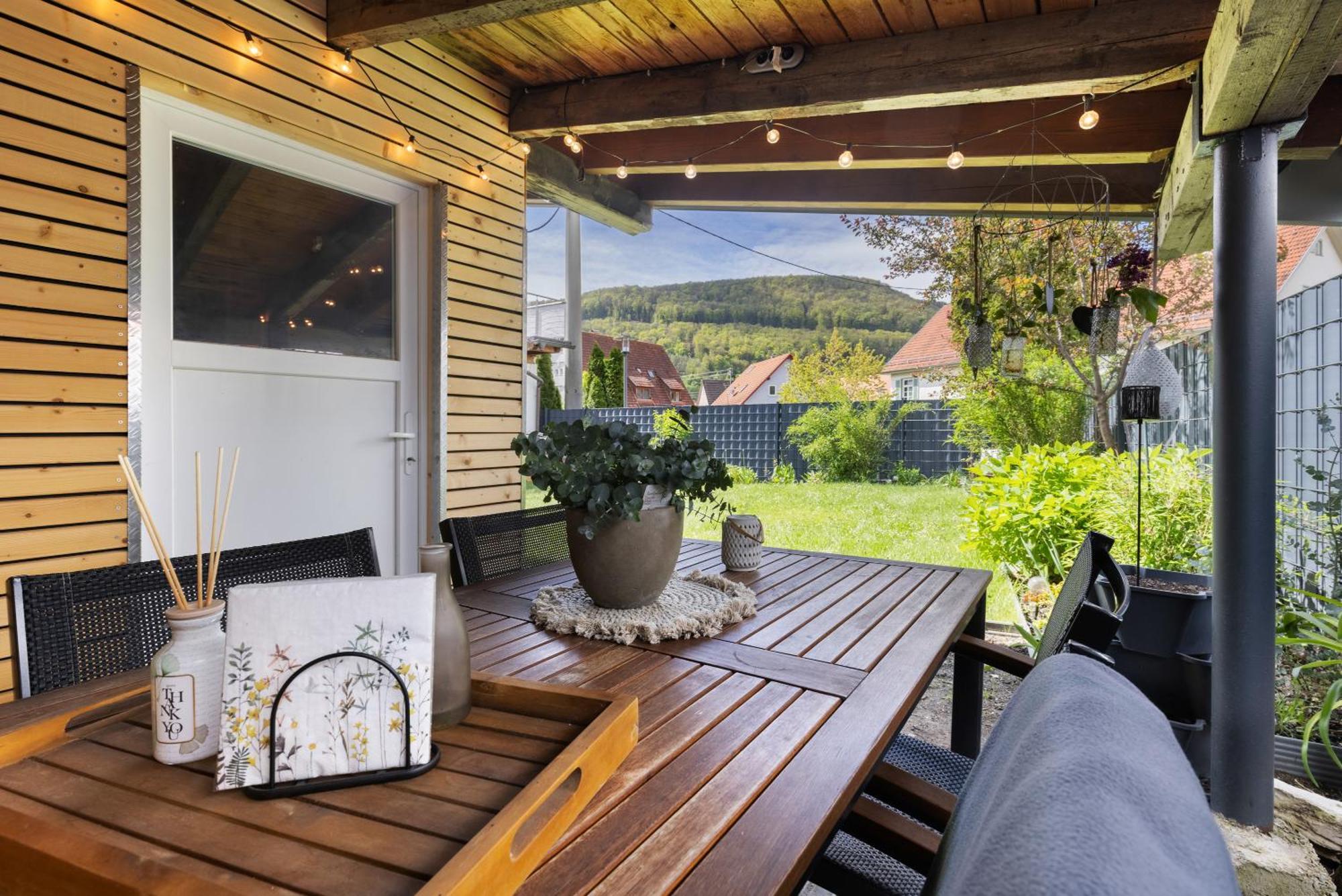 Ferienwohnung Mittenglueck Unterlenningen エクステリア 写真